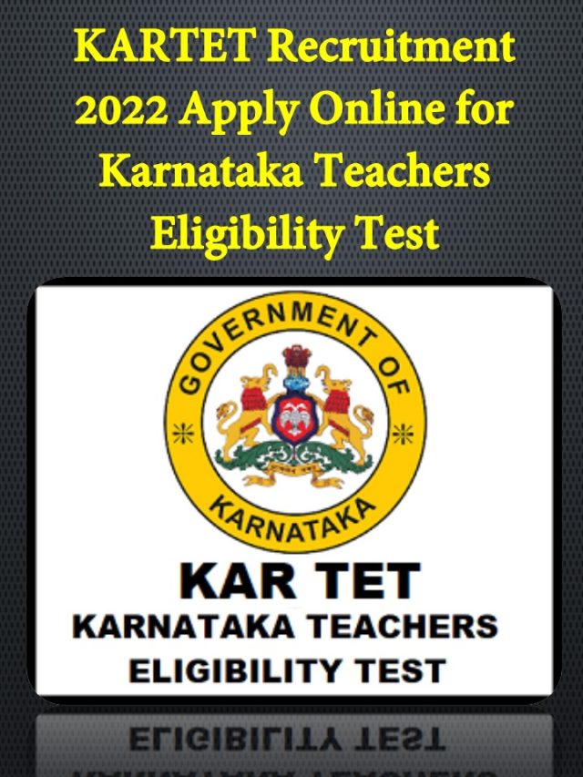 School Education Dept, Karnataka KARTET Online Form 2022